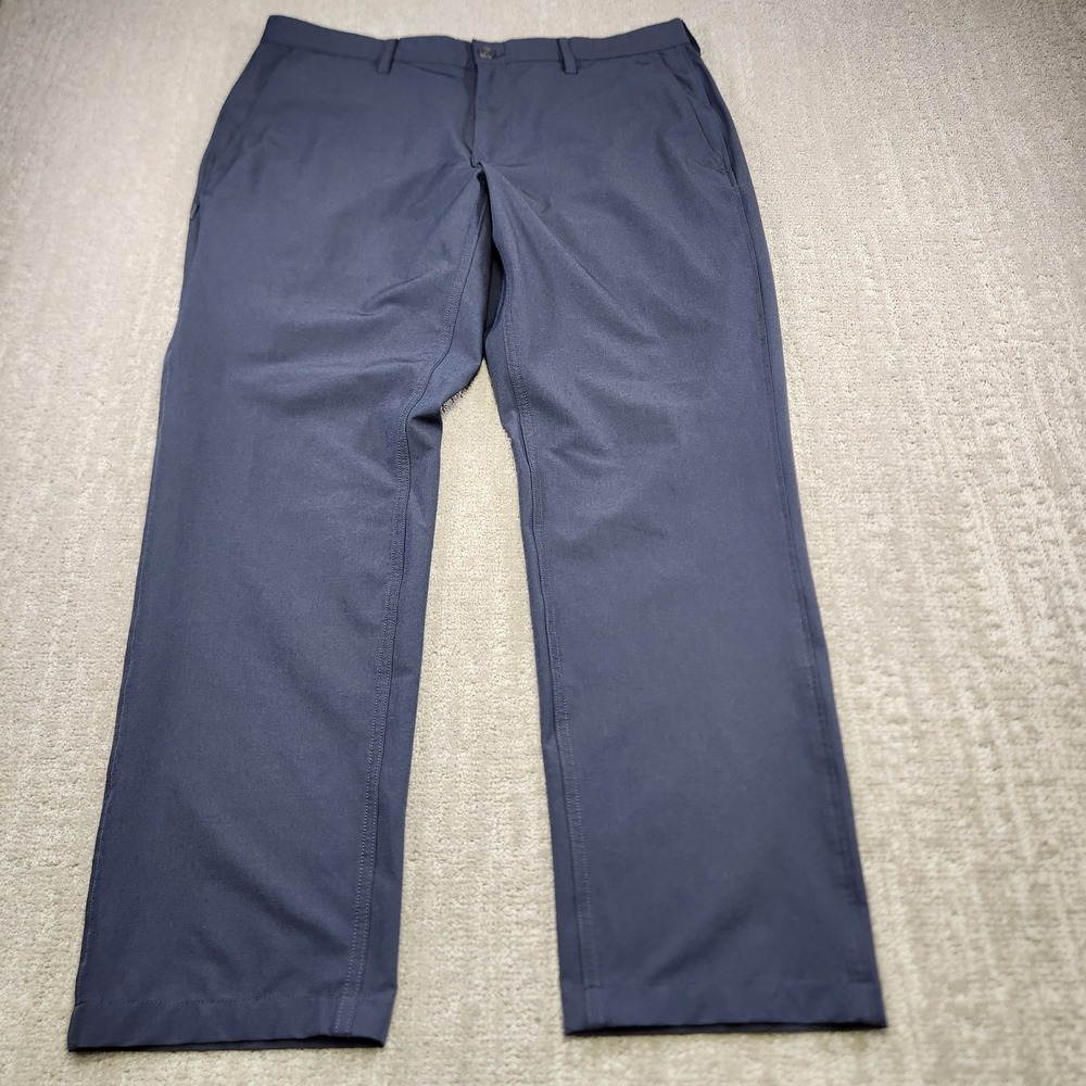 Bluffworks Pants Mens 36x30 Gray Envoy Lightweight Travel Chino Stretch NEW